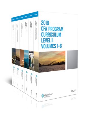 cover image of CFA Program Curriculum 2018 Level II
